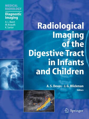 cover image of Radiological Imaging of the Digestive Tract in Infants and Children